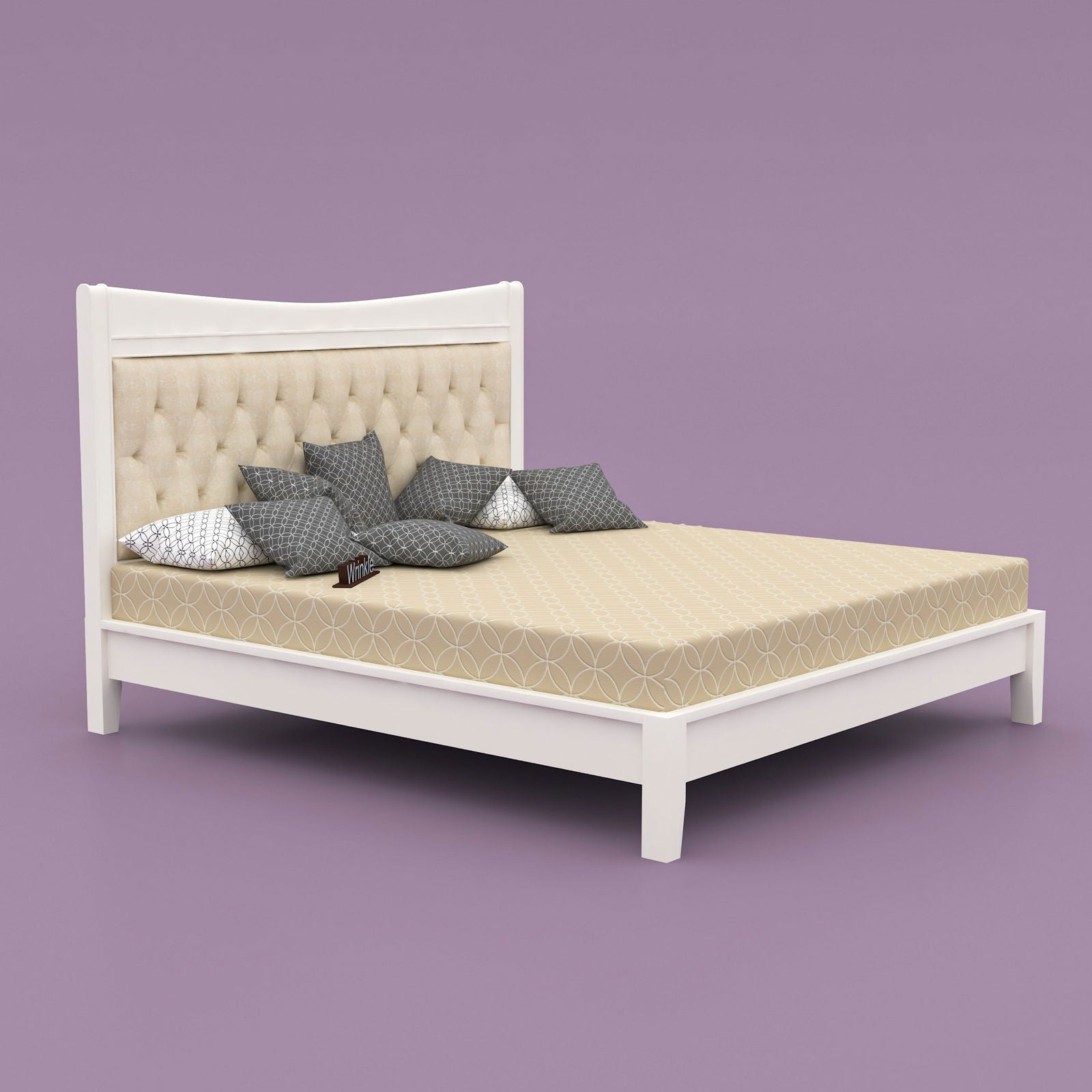 WoodCraft Minimal Wooden Bed - Furnishiaa -  -